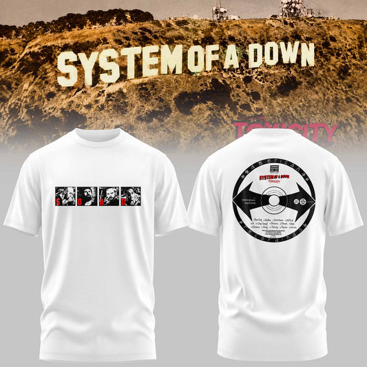 SYSTEM OF A DOWN — TOXICITY MERCH COLLECTION TEE