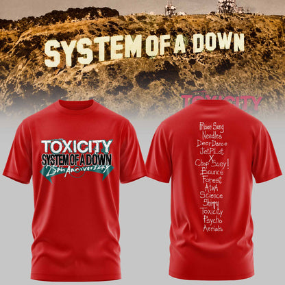 SYSTEM OF A DOWN — TOXICITY MERCH COLLECTION TEE