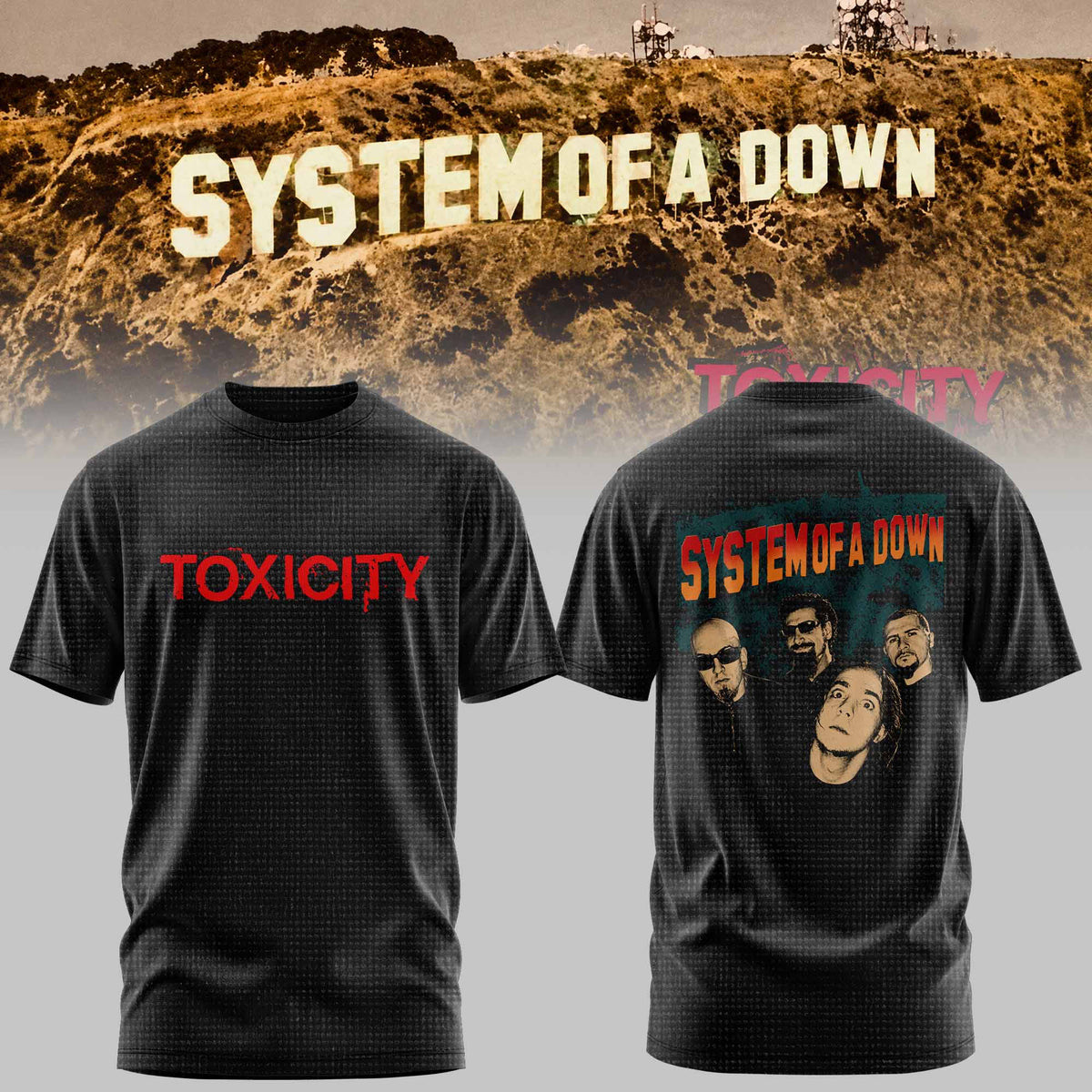 SYSTEM OF A DOWN — TOXICITY MERCH COLLECTION TEE