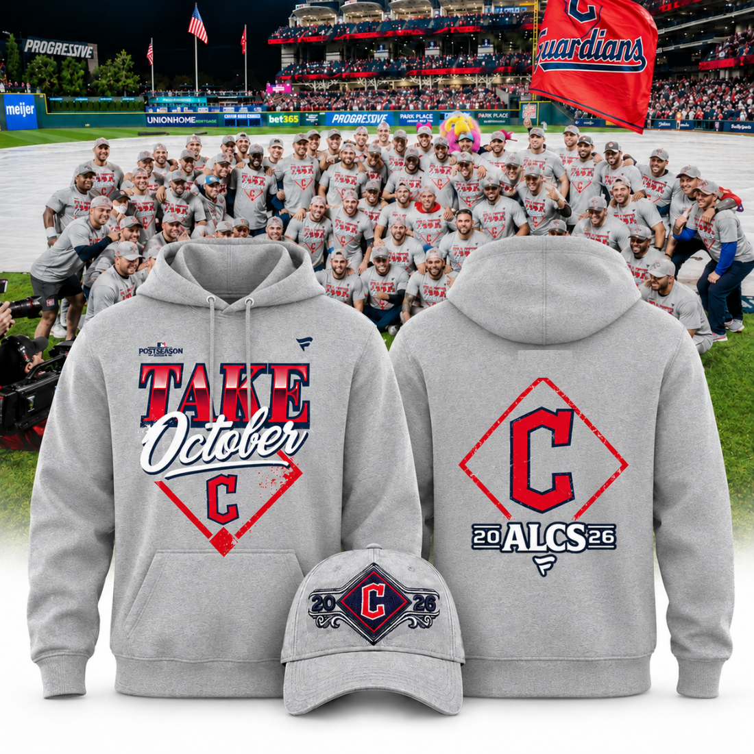 Hoodie Cleveland Guardians Stand Guard - ALCS Bound — Postseason 2026 Hoodie