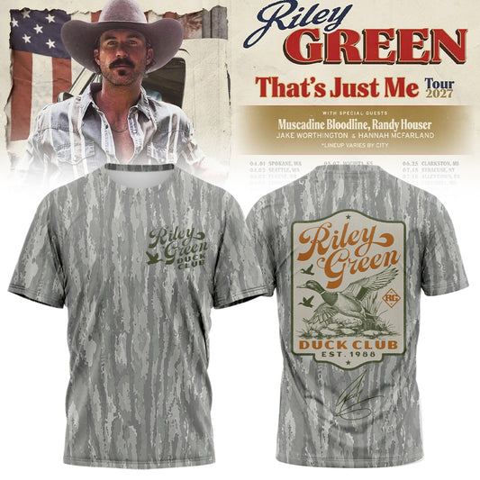 Riley Green That’s Just Me Tour signed TShirt