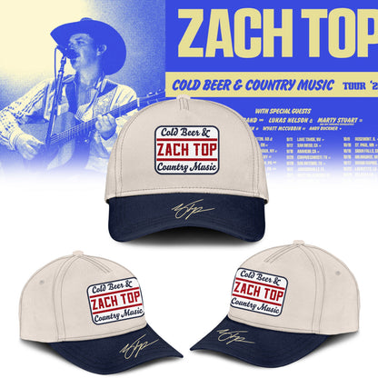 _Zach Top “Cold Beer & Country Music Tour 2026” Signature Limited Edition – Jersey