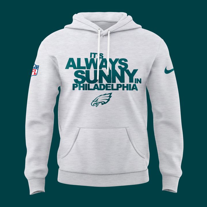 Unisex Philadelphia Eagles x It's Always Sunny in Philadelphia Homage Ash Tri-Blend Hoodie