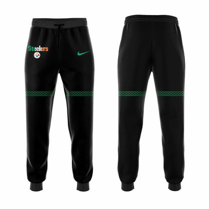 Pittsburgh Steelers 2025 Ireland game Limited Hoodie - Black