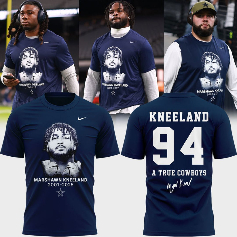 Dallas Cowboys 2025 Marshawn Kneeland Thank You Memories 2025 Combo TShirt