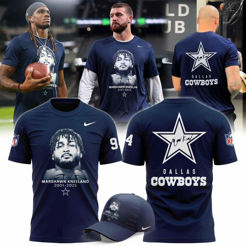 Dallas Cowboys 2025 Marshawn Kneeland Thank You Memories 2025 Combo TShirt