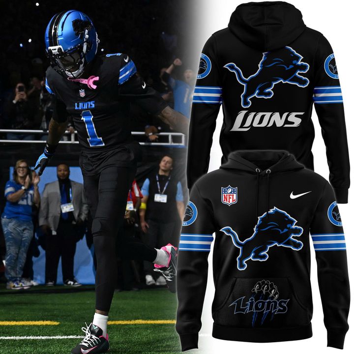 Men's Back Detroit Lions 2025 Hoodie