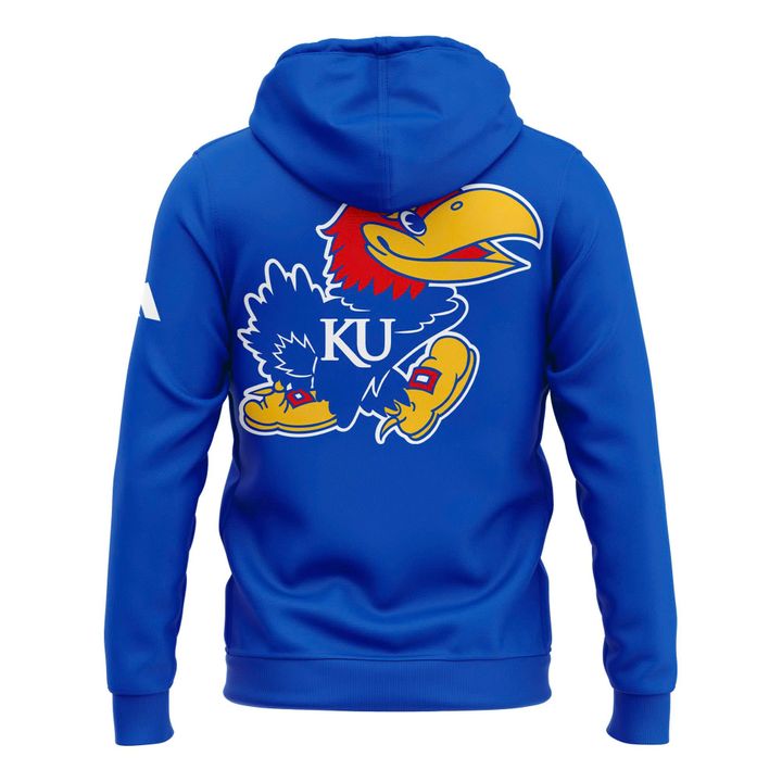 Kansas Jayhawks Blue 2026 Big 12 Baseball Tournament Champions Locker Room Zip Hoodie V2
