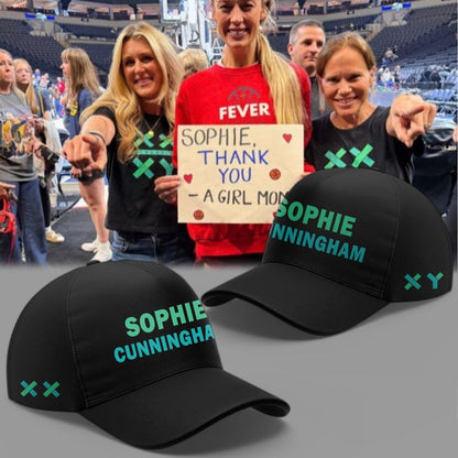 03. Black Shirt Sophie Cunningham - Indiana Fever - Thank You Sophie For Speaking Up For Girls T-Shirt