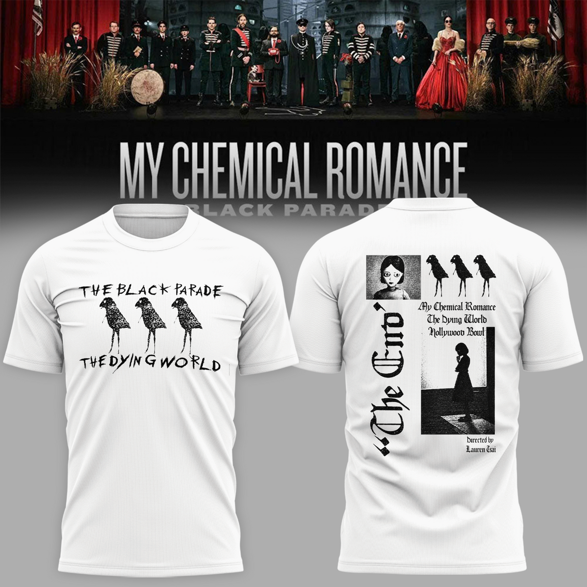 My Chemical Romance Los Angeles CA Week 2 Merch 2026 Hollywood Bowl October 30-31 2026 T-shirt