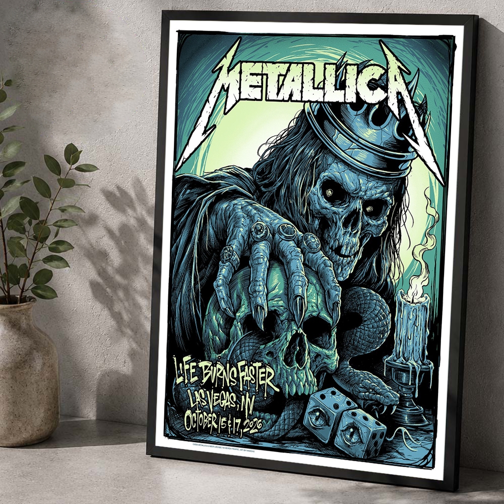 MTLC Life Burns Faster Concert Residency in Las Vegas 🎸💀 Poster