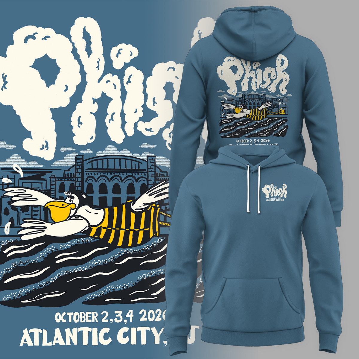 Limited Edition Summer Tour 2026 at Atlantic City, NJ 🎸🐠 Hoodie
