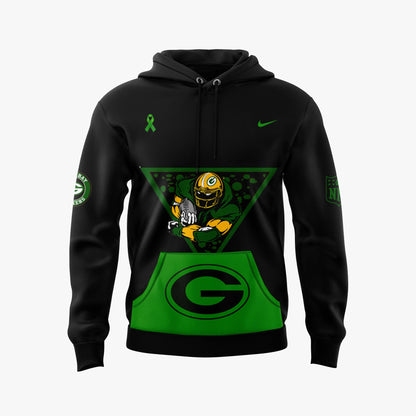 Green Bay Packers NFL Mental Health Awareness Month Hoodie 2025