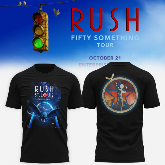 Rush St. Louis MO Event Poster 2026 Live At Enterprise Center October 21 2026 T shirt
