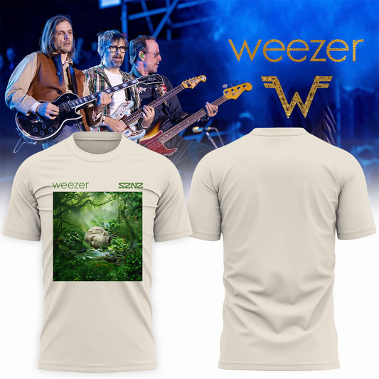 Limited Edition Weezer SZNZ Spring Album Cover T-Shirt