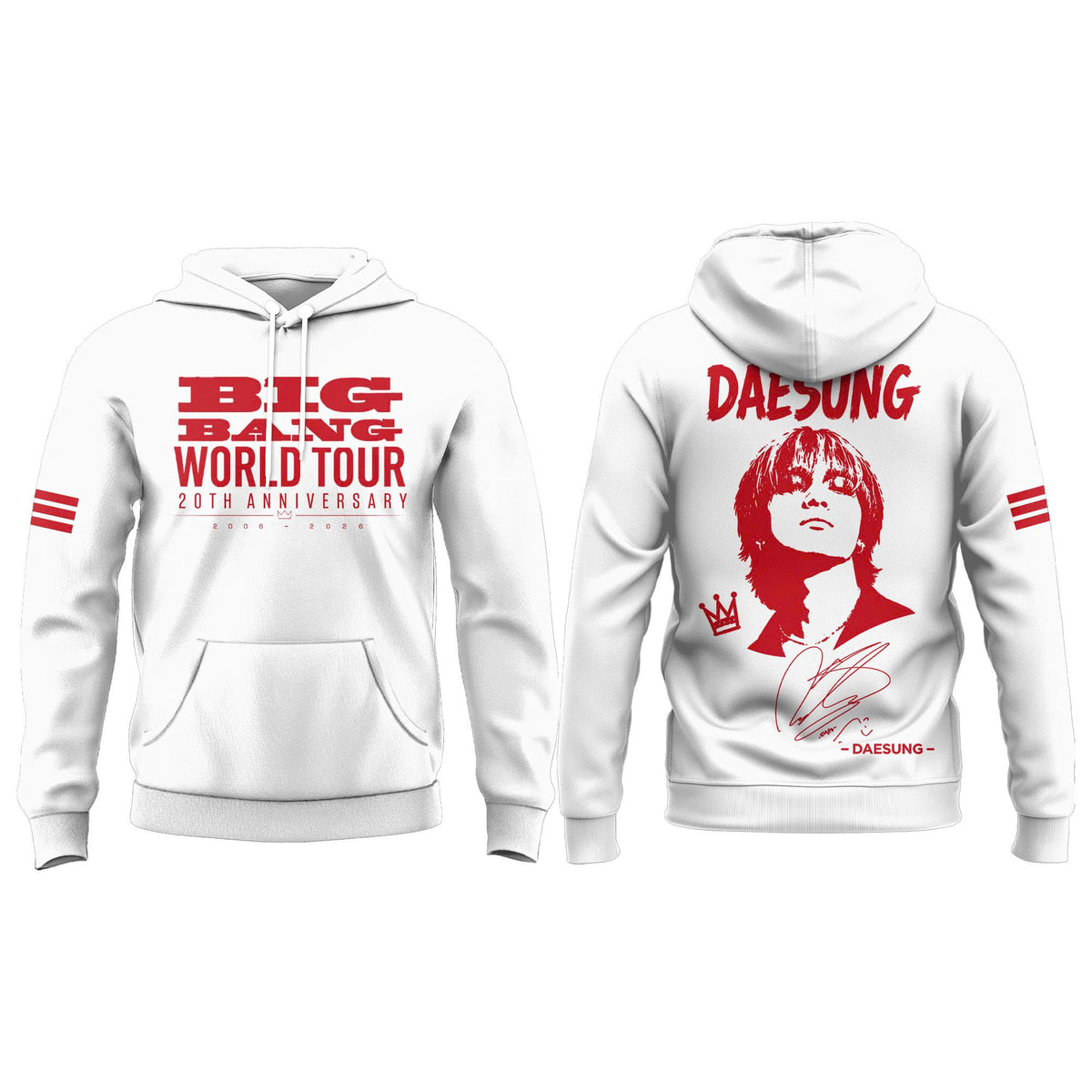 BigBang 20th Anniversary World Tour ’26 DAESUNG Signature Limited Edition Hoodie